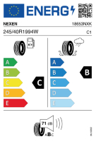 Pneumatici Auto Estivi NEXEN SPO-SU2 245/40 R19 94 W - immagine 2
