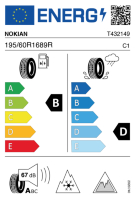 Pneumatici Auto Invernali NOKIAN HKPLR5 195/60 R16 89 R - immagine 2