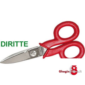 FORBICI DIRITTE PER ELETTRICISTI QUALITA' EXTRA 656B FORB.DIRITTE x ELETTR. electrician's scissors Prod. SCU