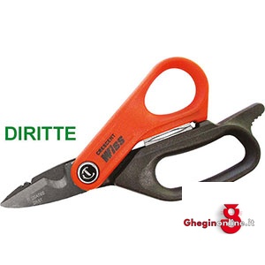 FORBICI PER ELETTRICISTI - LAME RIVESTITE AL TITANIO 656M FORBICI x ELETTRICISTI electrician's scissors Prod. SCU