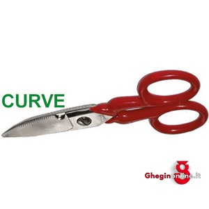 FORBICI CURVE PER ELETTRICISTI STANDARD 657A FORBICI CURVExELETTR. electrician's scissors Prod. SCU