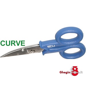 FORBICI CURVE PER ELETTRICISTI 657A 3 FORBICI CURVExELETTR. electrician's scissors Prod. SCU