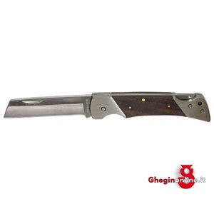 COLTELLI A SERRAMANICO PER ELETTRIC.IMPUGN.LEGNO DURO RINFORZI OTTONE; LAMA INOX E FERMO SICUREZZA 662GP COLTELLIxELETTRICISTI electricians knives Orig. Marvel