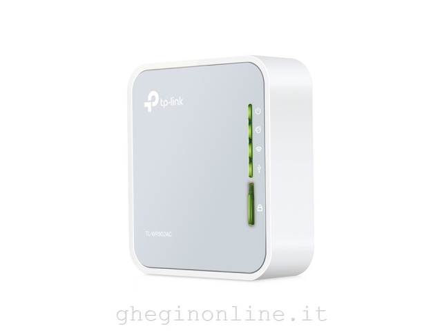 Router Router Tp Link TL WR902AC F SERIES Client Router AC750 White e Grey (ord.min.1.00 unità)