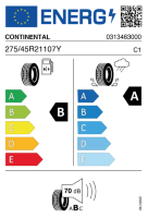 Pneumatici Auto Estivi CONTI ECO-6Q 275/45 R21 107Y - immagine 4