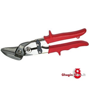 CESOIE PER LAMIERE A DOPPIA LEVA MOD.IDEAL PER TAGLI PASSANTI; USO SX 698GS CESOIE X LAMIERE compound action snips Prod. SCU