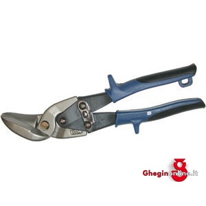 CESOIE PER LAMIERE A DOPPIA LEVA MOD.PER TAGLI PASSANTI E PER CONTORNARE; USO DX 708GD CESOIE X LAMIERE compound action snips Prod. SCU