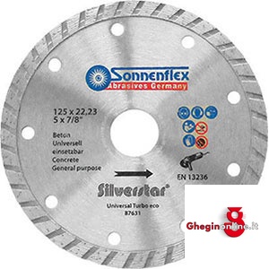 DISCHI DIAMANTATI PER TAGLIARE TIPO UNIVERSALE A TAGLIO CONTINUO DIAMANTATO 7091G 230 DISCHI DIAMANTATI diamond cutting wheels Orig. Sonnenflex