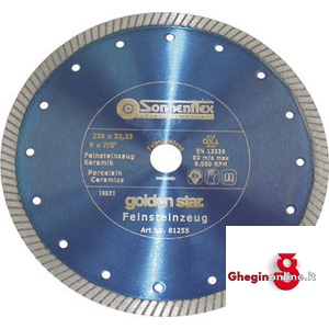DISCHI DIAMANTATI PER TAGLIARE TIPO A TAGLIO CONTINUO DIAMANTATO 7096G 230 DISCHI DIAMANTATI diamond cutting wheels Orig. Sonnenflex