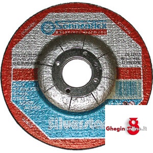 MOLE SOTTILI PER TAGLIARE INOX IN ELETTROCORINDONE BONIFICATO DI TIPO DURO CENTRO DEPRESSO 7100G 230 MOLE SOTTILIxTAGL.INOX cutting-off wheels for steel and inox Orig. Sonnenflex