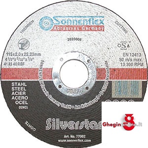 MOLE SOTTILI PER TAGLIARE METALLI TIPO EXTRA CENTRO PIANO 7138G 230 MOLE DA TAGLIO METALLI rough grinding wheeIs for metall Orig. Sonnenflex