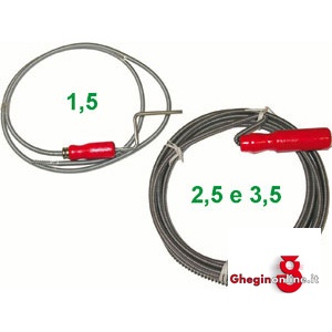 MOLLE NETTATUBI 774Z 3.5 MOLLE NETTATUBI pipe cleaner springs Prod. SCU