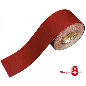 CARTA ABRASIVA A NASTRO IN ROTOLI; LARGH. NASTRO MM 115 7773F 40 CARTA ABRAS. IN ROTOLI abrasive paper cartridge rolls Prod. SCU