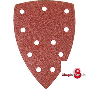 DISCHI ABRASIVI VELCRATI TRIANGOLARI CON 11 FORI 7804V 400 FOGLI ABRAS. VELCRATI abrasive disks Prod. SCU