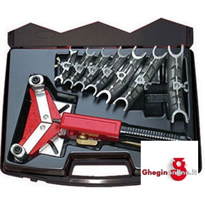 CURVATUBI PER METALLI LEGGERI CON 7 MATRICI PER TUBI Ø EST.MM 10-12-14-16-18-20-22 780T CURVATUBI MET. LEGGERI tubing benders Prod. SCU