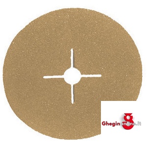 DISCHI ABRASIVI DI FIBRA RESINATI IN ELETTROCORINDONE; Ø MM 115 7829G 24 DISCHI ABR.F.R. mm.115 fibre abrasive disks Prod. SCU