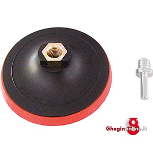 PORTA DISCHI ABRASIVI VELCRATI 7836GE 125 PORTA DISCHI ABRASIVI VELCRATI rubber backing pads Prod. SCU