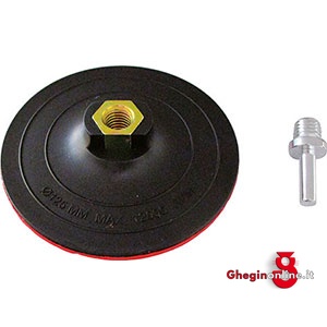 PORTA DISCHI ABRASIVI VELCRATI 7836GF PORTA DISCHI ABRASIVI VELCRATI rubber backing pads Prod. SCU