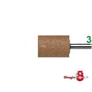 MOLE ABRASIVE CON SUPPORTO IN GOMMA TENERA ATTACCO Ø MM 3, LUNGH. MM 30; GRANA 220 7875GB 10 10 MOLE ABR.IN GOMMA(P2ZY polishing points with soft rubber support Orig. Erzett