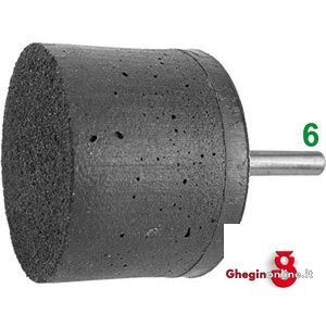 MOLE ABRASIVE CON SUPPORTO IN GOMMA TENERA 7879GA 60 30 SPAZZOLE ROT.LAM.T.A. polishing points with soft rubber support Prod. SCU