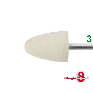 FELTRI PER LUCIDARE ATTACCO Ø MM 3, FORMA CONICA 7883Q FELTRI felt polishing points Prod. SCU