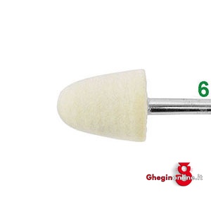 FELTRI PER LUCIDARE ATTACCO Ø MM 6, FORMA CONICA 7883Z 25 30 FELTRI felt polishing points Prod. SCU