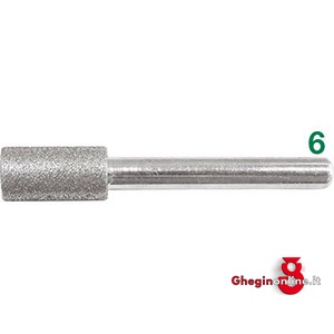 MOLE ABRASIVE DIAMANTATE FORMA CILINDRICA 7884GHA 10 MOLE ABR.DIAM CIL. diamond grinding points Prod. SCU