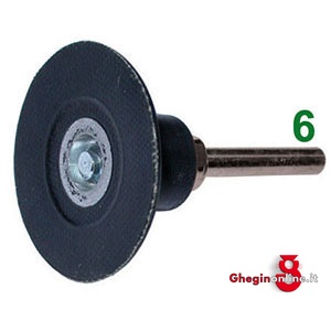 SUPPORTI PER ART. 7886GE/L 7886GA 50 SUPPORTIx7886GE/L rubber holders and self-fixing, abrasive discs Orig. Erzett