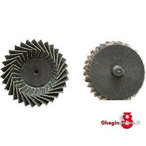 DISCHI LAMELLARI A LAMELLE VERTICALI 7887EB 75 120 DISCHI LAMELLARI rubber holders and self-fixing, abrasive discs Prod. SCU