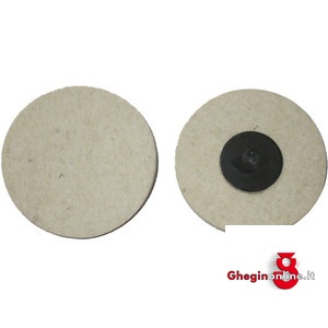 DISCHI ABRASIVI IN FELTRO DI LANA 7887V 75 DISCHI ABRASIVI rubber holders and self-fixing, abrasive discs Prod. SCU
