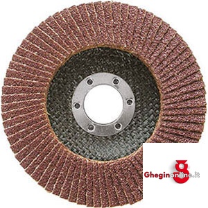 DISCHI LAMELLARI CON SUPPORTO IN FIBRA DI VETRO TIPO PIATTO 7922GM 120 DISCHI LAMELLARI grinding wheels Prod. SCU