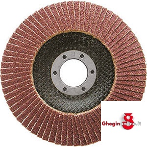 DISCHI LAMELLARI CON SUPPORTO IN FIBRA DI VETRO TIPO CONVESSO 7922GMA 120 DISCHI LAMELLARI grinding wheels Prod. SCU