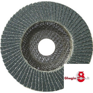 DISCHI LAMELLARI CON SUPPORTO IN FIBRA DI VETRO TIPO A PROFILO PIATTO; Ø MM 115 7923GA 120 DISCHI LAMELL. (SLTO) grinding wheels Orig. Erzett