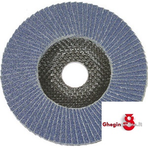 DISCHI LAMELLARI CON SUPPORTO IN FIBRA DI VETRO TIPO A PROFILO PIATTO; Ø MM 125 7923GB 120 DISCHI LAMELLARI grinding wheels Orig. Sonnenflex