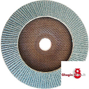 DISCHI LAMELLARI CON SUPPORTO IN FIBRA DI VETRO TIPO A PROFILO CONVESSO; Ø MM 180 7923GH 80 DISCHI LAMELLARI grinding wheels Prod. SCU
