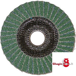 DISCHI LAMELLARI CON SUPPORTO IN FIBRA DI VETRO TIPO A PROFILO PIATTO; Ø MM 115 7923GL 80 DISCHI LAMELLARI grinding wheels Prod. SCU