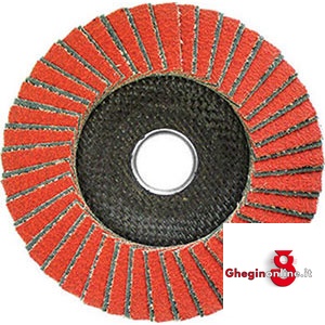 DISCHI LAMELLARI CON SUPPORTO IN FIBRA DI VETRO TIPO A PROFILO PIATTO; Ø MM 125 7923GP 80 DISCHI LAMELLARI grinding wheels Prod. SCU