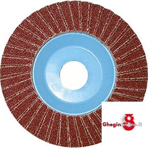 DISCHI LAMELLARI CON SUPPORTO IN NYLON TIPO A PROFILO PIATTO IN CORINDONE 7931A 120 DISCHI LAMELLARI grinding wheels Prod. SCU