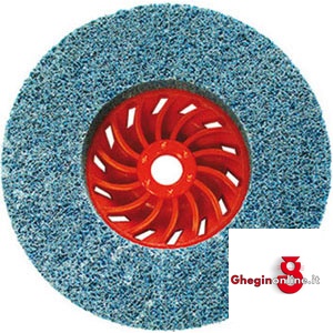 DISCHI CON SUPPORTO IN NYLON, ABRASIVO COMPRESSO IN TNT, Ø MM 125 7932B 2 DISCHI ABRASIVI X INOX grinding wheels Prod. SCU