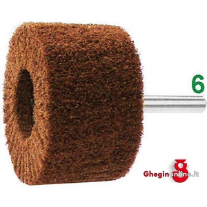 SPAZZOLE ROTATIVE ABRASIVE GRANA EX-F 7945T 80 50 SPAZ. R.A. GR.EX-F abrasive fan grinders with shank Prod. SCU