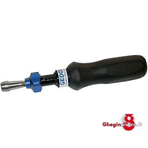 GIRAVITI DINAMOMETRICI IMPUGNATURA GOMMA NM 1-6 ATTACCO FEMMINA 794G 12M GIRAVITI DINAMOMETRICI torque screwdrivers Orig. Gedore