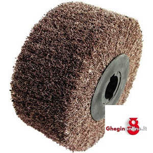 SPAZZOLE ROTATIVE ABRASIVE DIMENSIONI 110X50 MM 7960EM 4 SPAZZOLE R.A. gr. SUF abrasive fan grinders wheels Prod. SCU