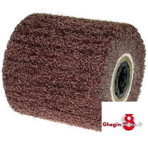 SPAZZOLE ROTATIVE ABRASIVE DIMENSIONI 100X100 MM 7960F 4 SPAZZOLE R.A. grana FF abrasive fan grinders wheels Prod. SCU