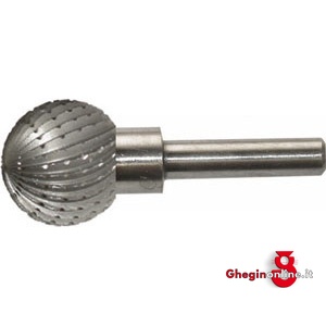 FRESE ROTATIVE DI GROSSO Ø HSS TAGLIO 2 TIPO A SFERA 7994A 25 FRESE ROT.HSS taglio 3 burrs of HSS Prod. SCU