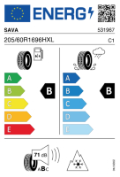 Pneumatici Auto Invernali SAVA ES-HP2 205/60 R16 96 H XL - immagine 2