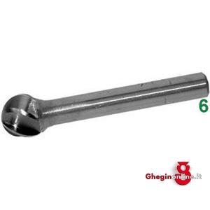 FRESE ROTATIVE IN METALLO DURO TIPO A SFERA ATTACCO Ø MM 6 TAGLIO 1 8050A 16 FRESE M.DURO taglio 1 burrs of tungsten carbide Prod. SCU