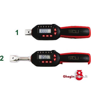 CHIAVI DINAMOMETRICHE ELETTRONICHE DIGITALI AD INNESTO FEMMINA 805GRE 2 CHIAVI TORCOTRONIC digital insert torque wrenches Prod. SCU