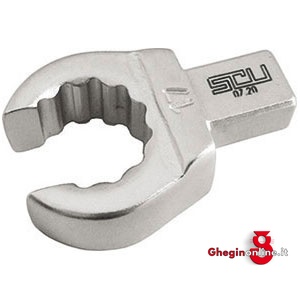 INSERTI IN ACCIAIO SPECIALE ATT. MASCHIO MM 9X12 CHIAVE POLIGONALE APERTA 805GZ 22 INS.CHIAVE POLIG.CH. inserts for torque wrenches Prod. SCU