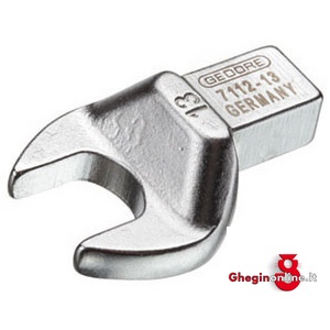 INSERTI IN ACCIAIO CROMO VANADIO ATT. MASCHIO MM 9X12 CHIAVE FISSA 806GA 19 INSERTI CHIAVE FISSA inserts for torque wrenches Orig. Gedore