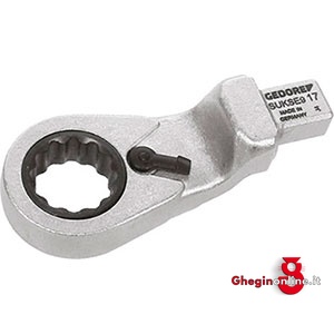 INSERTI IN ACCIAIO CROMO VANADIO ATT. MASCHIO MM 9X12 POLIGONALE CHIUSA 806GCH 19 INSERTI ATT. MASCHIO MM 9X12 CRICC. inserts for torque wrenches Orig. Gedore